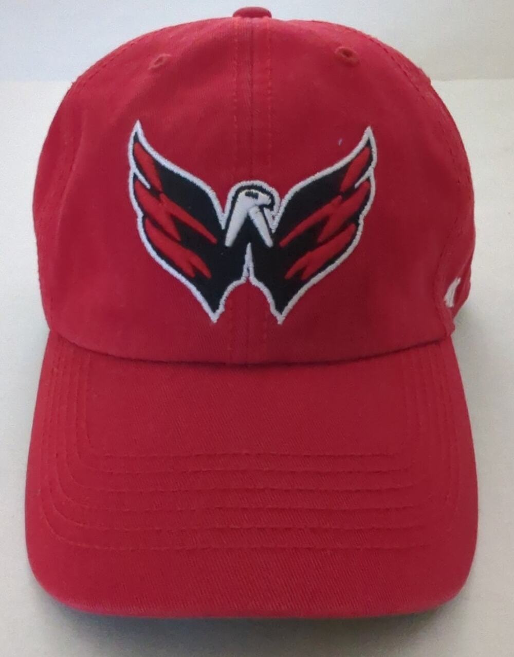 '47 Washington Capitals Red White Black Emboidered Logo NHL Cap Size Medium